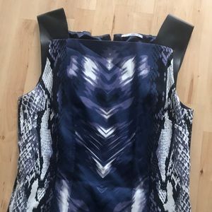 Violet python pattern sheath dress!